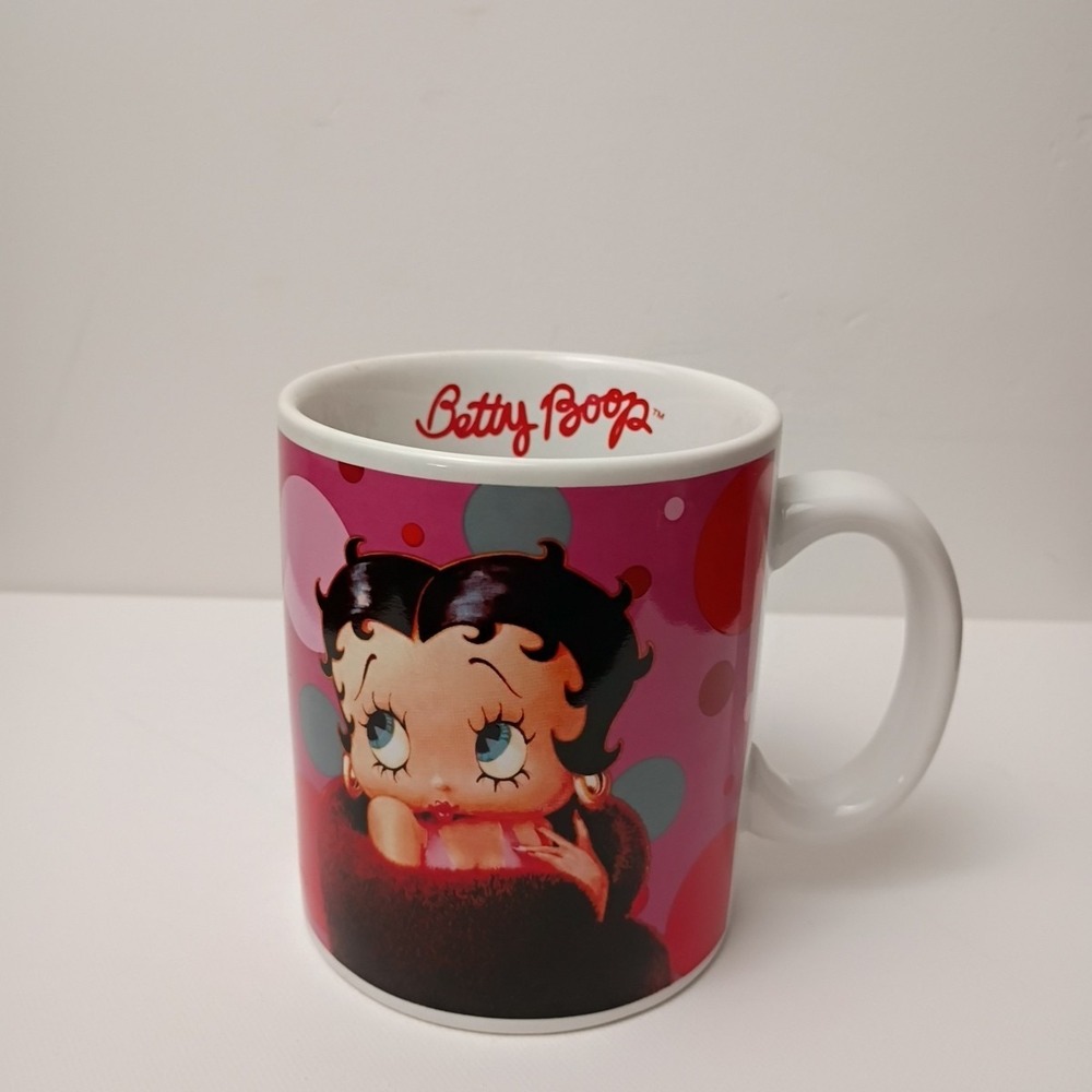 Betty Boop Coffee Mug 12 oz. Coffe, Chocolate, Men The Richer The Better